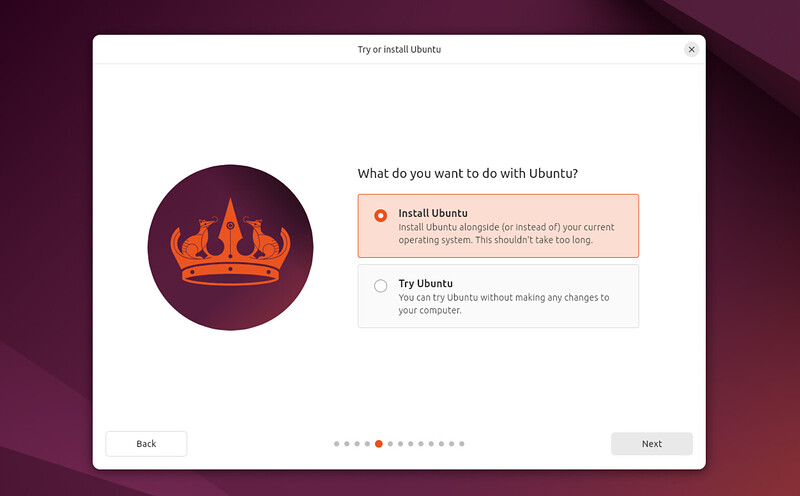 Install or Try Ubuntu